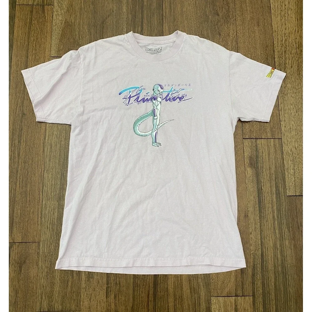 Primitive Dragon Ball Z Frieza Shirt Mens Large Pink Purple Graphic Tee Pullover